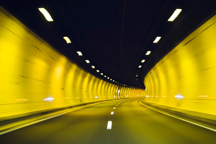 Gratis Foto uitzicht in een tunnel