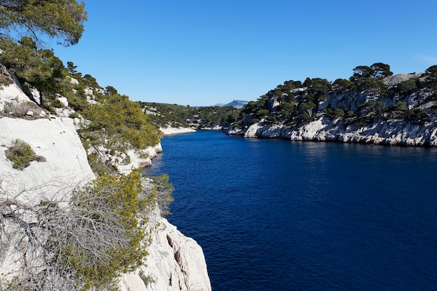 uitzicht op calanque