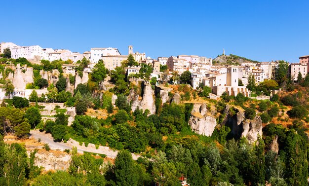 uitzicht op Cuenca. Castilla-La Mancha