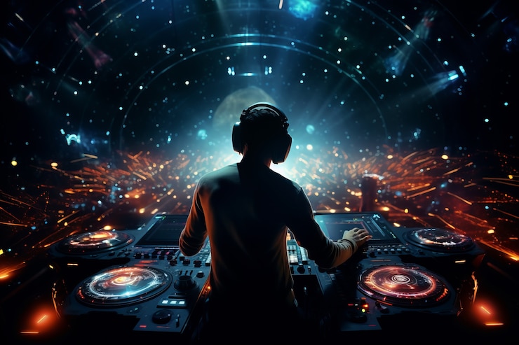 Gratis Foto uitzicht op de futuristische dj-booth