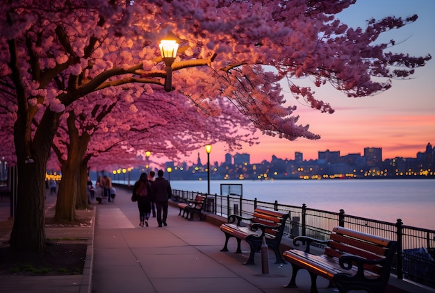 Gratis foto uitzicht op de stedelijke omgeving van new york city