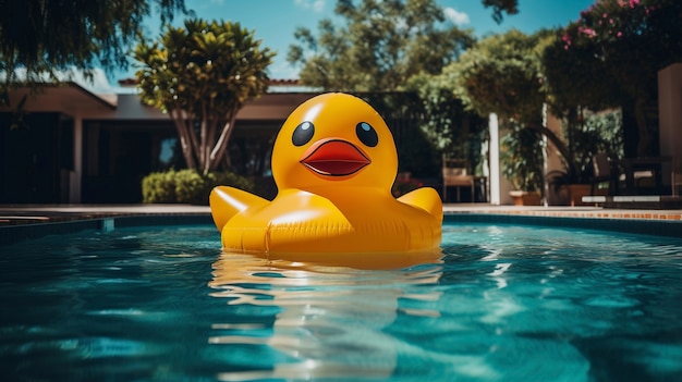 Gratis foto uitzicht op de zomer zwembadvloot