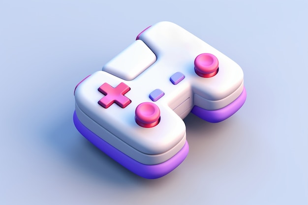 Gratis foto uitzicht op een 3d-videogame-controller