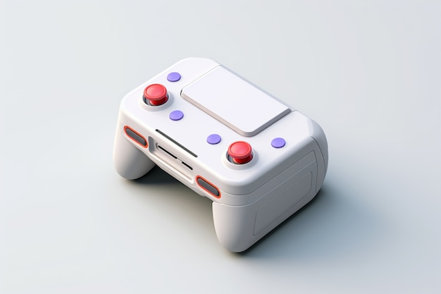 Gratis foto uitzicht op een 3d-videogame-controller