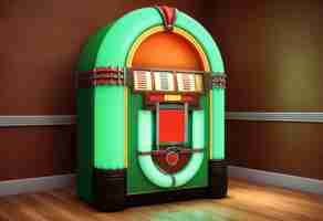 Gratis foto uitzicht op een retro-achtige jukebox