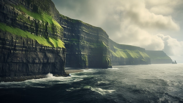 Uitzicht op een spectaculair natuurlandschap