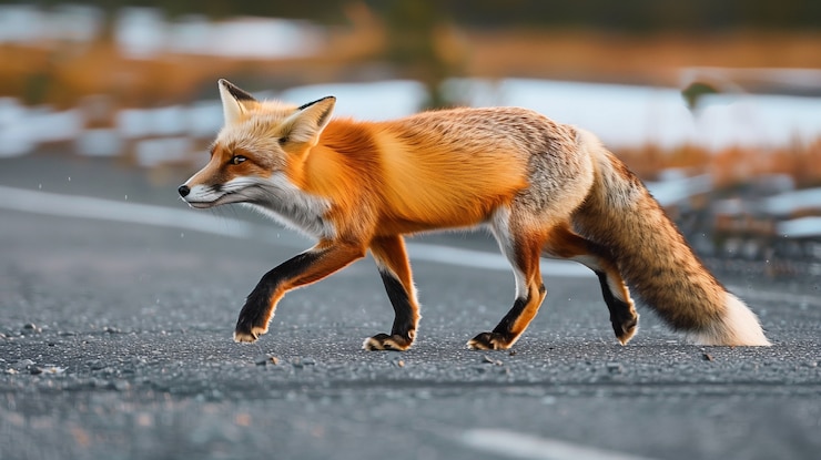 Gratis Foto uitzicht op een vos in de natuur met veel details