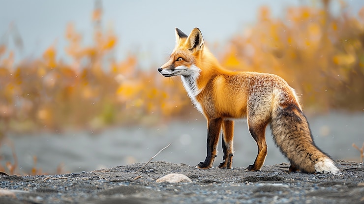 Gratis Foto uitzicht op een vos in de natuur met veel details