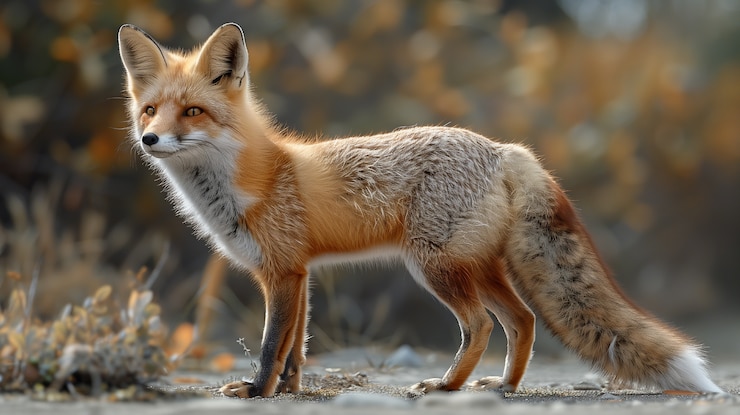 Gratis Foto uitzicht op een vos in de natuur met veel details