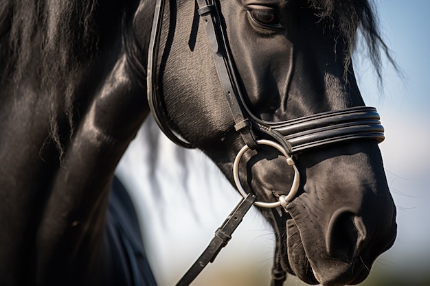 Gratis foto uitzicht op een wild paard