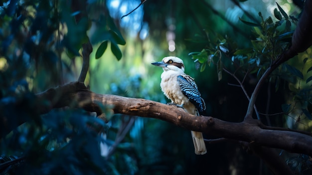 Uitzicht op een wilde vogel