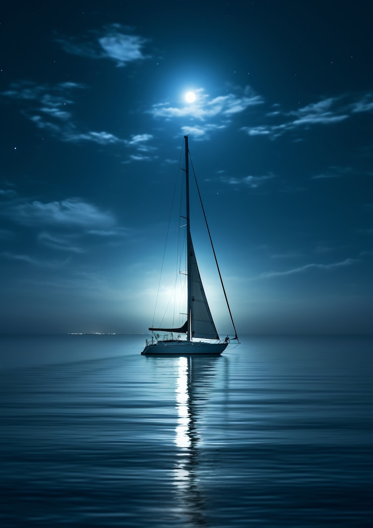 Gratis Foto uitzicht op een zeilboot op het water