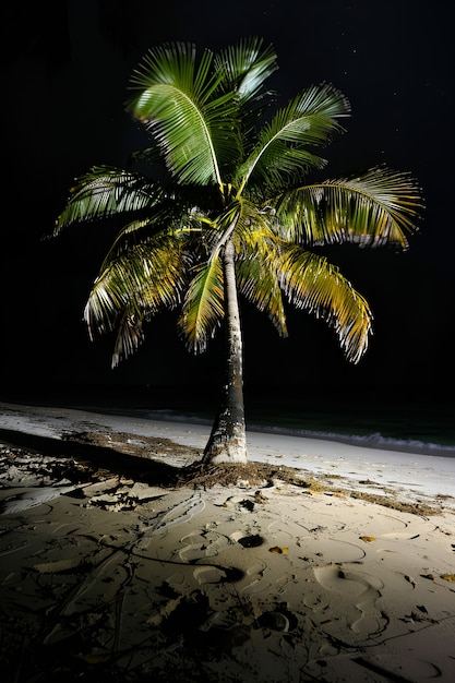 Gratis foto uitzicht op groene palmbomen met prachtig gebladerte