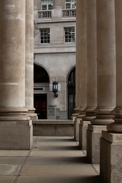 Uitzicht op het bouwen van architectuur in London City