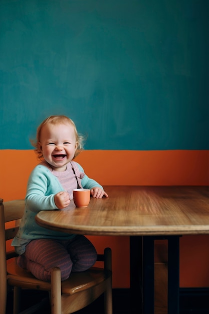 Gratis foto uitzicht op komische scène met baby