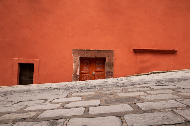 Uitzicht op Mexicaanse architectuur en cultuur