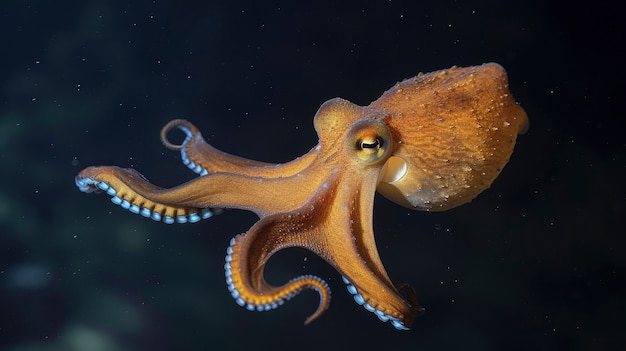 Gratis foto uitzicht op octopus in zijn natuurlijke onderwaterhabitat