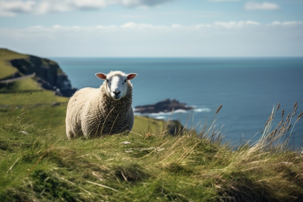 Gratis foto uitzicht op schapen in de natuur