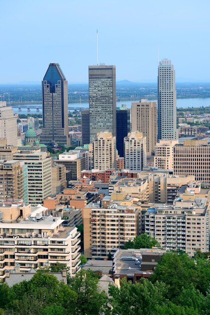 Uitzicht overdag op Montreal
