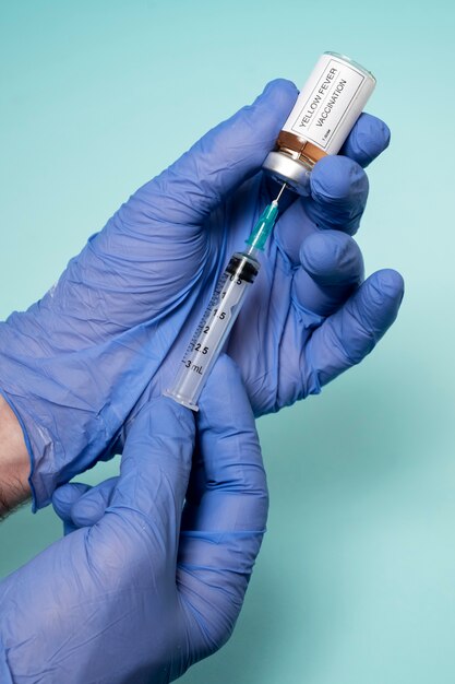 Vaccinconcept tegen gele koorts
