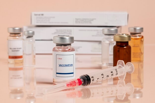 Vaccinconcept tegen gele koorts