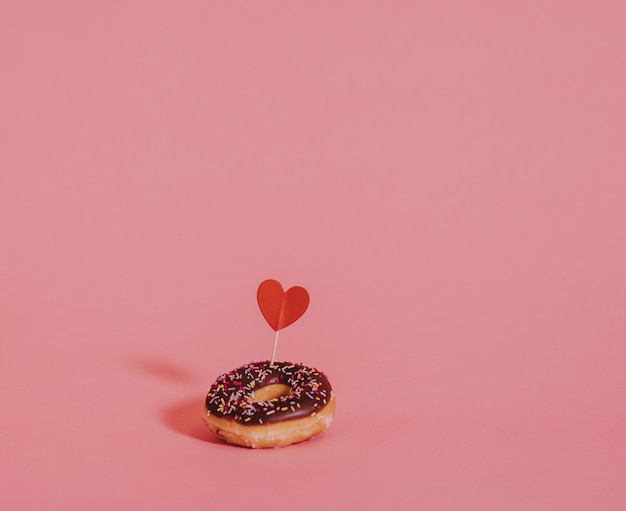 Valentijnsdag verrassing donut