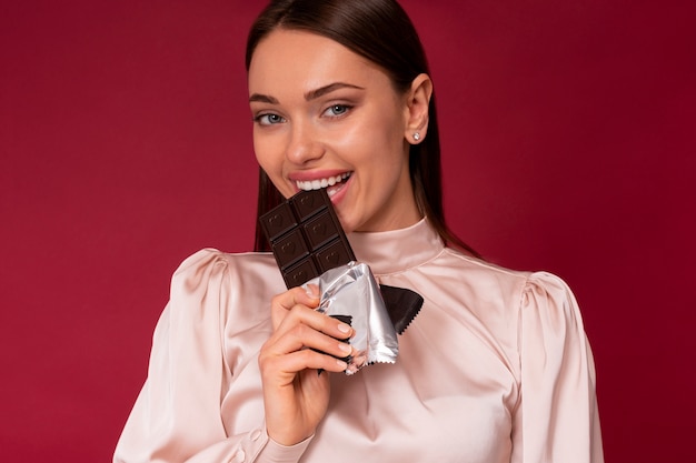 Gratis foto valentijnsviering met chocolade