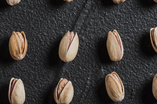 Van hierboven zoute pistachenoten