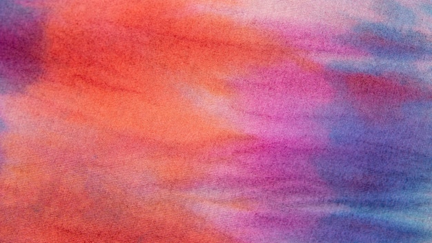 Veelkleurige kleurovergang tie-dye stof textuur