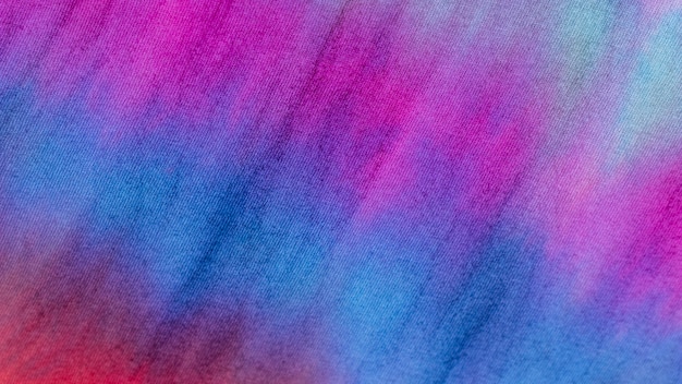 Gratis foto veelkleurige kleurovergang tie-dye stof textuur