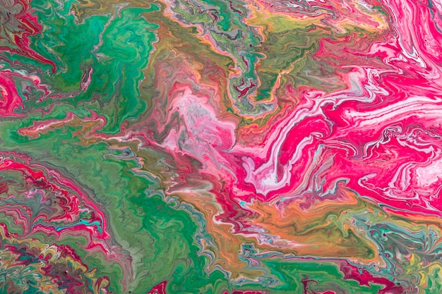 Veelkleurige kleurrijke achtergrond in het acryl gieten