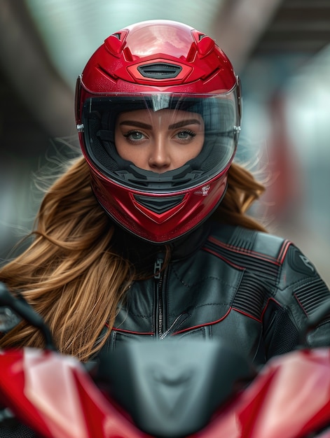 Gratis foto veilige motorhelm