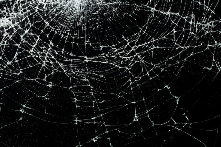 Gratis Foto verbrijzeld glas textuur