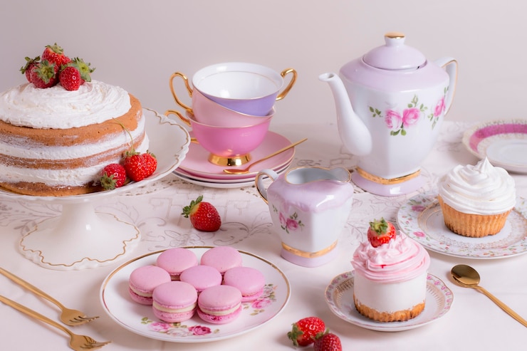 Gratis Foto verfijnd assortiment theekransjes