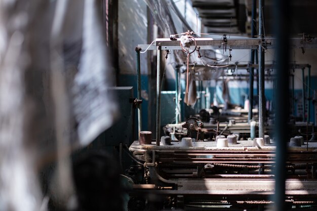 Verlaten textielfabriek (Sovjet) in Armenië