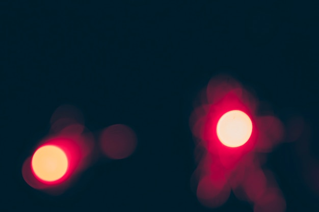 Gratis foto verlichte bokeh achtergrond bij nacht