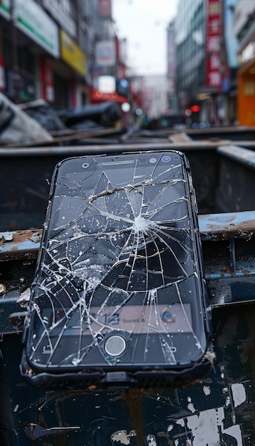 Vernietiging van de smartphone-scene