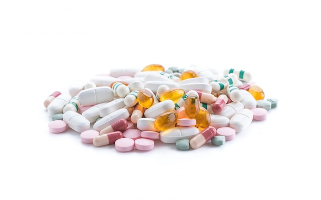 Verpakkingen van pillen en capsules van medicijnen