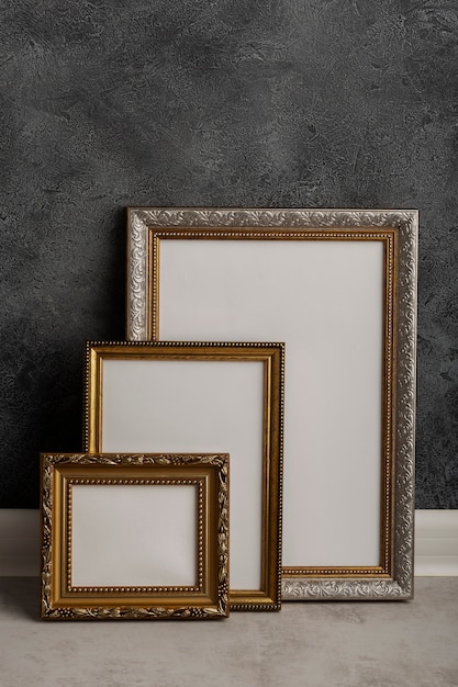 Verschillende vintage frames arrangement