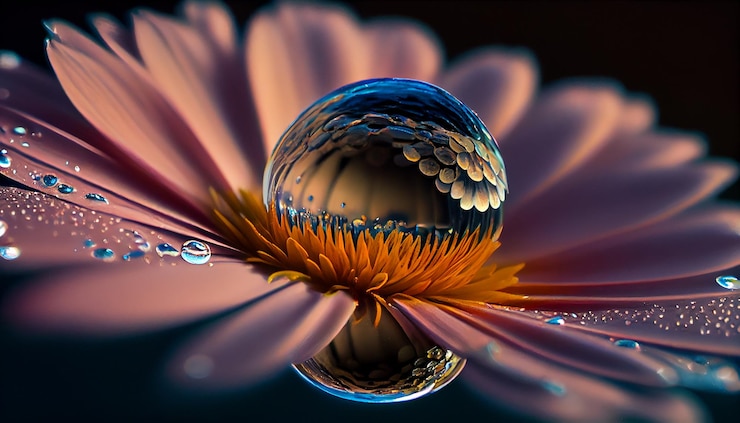 Gratis Foto verse gele madeliefje enkele bloem close-up schoonheid gegenereerd door ai