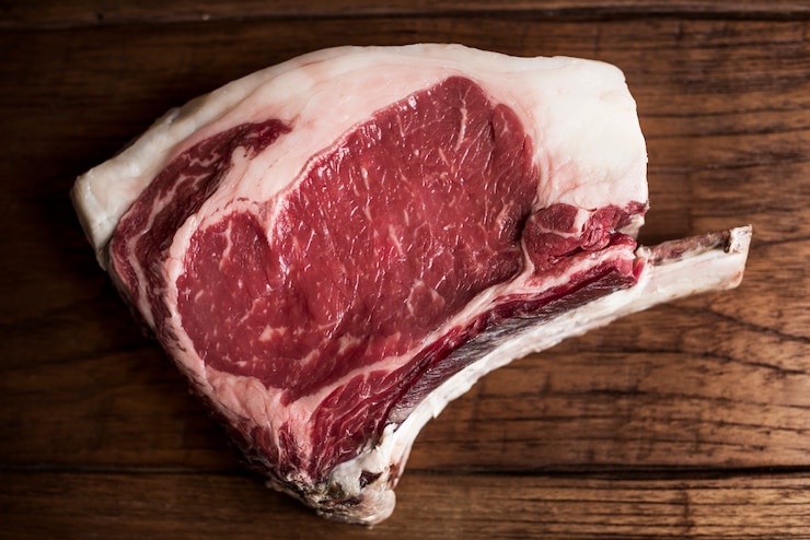 Gratis Foto verse rib eye steak food fotografie recept idee