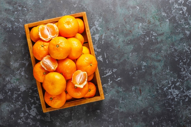Verse, sappige clementine-mandarijnen.
