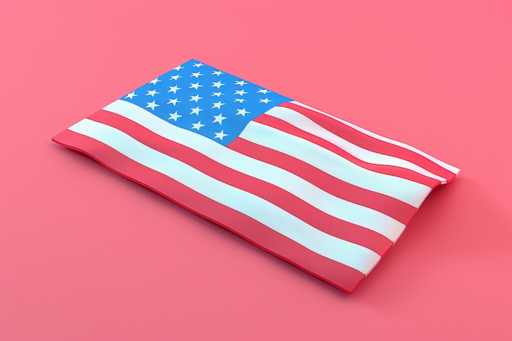 Gratis Foto vertegenwoordiging van de amerikaanse vlag voor ons nationale trouwdag viering
