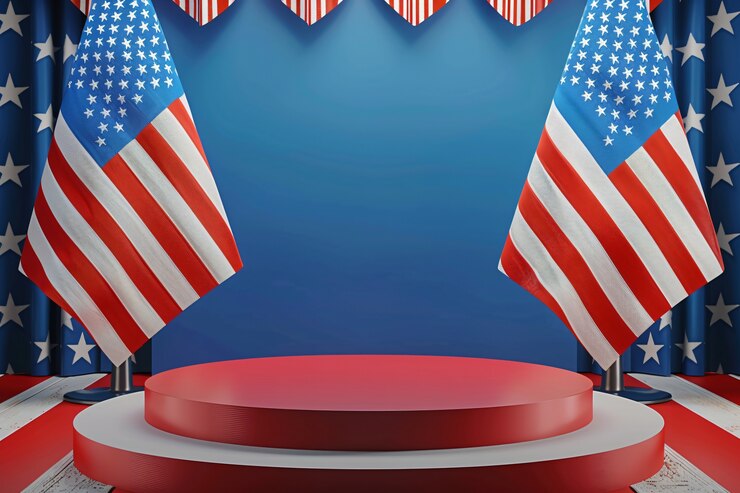 Gratis Foto vertegenwoordiging van de amerikaanse vlag voor ons nationale trouwdag viering