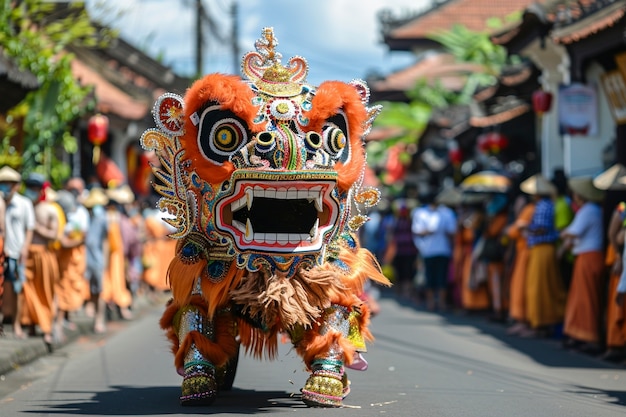 Gratis foto viering van de nyepi-dag in indonesië