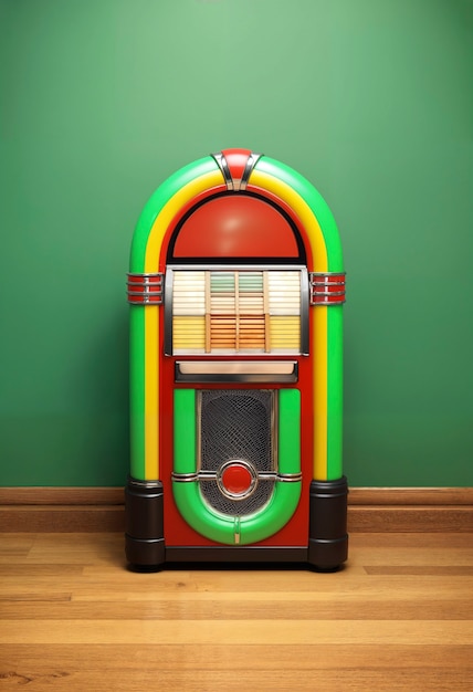 Gratis foto view of retro looking jukebox machine