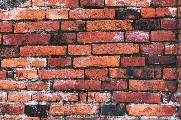 Vintage bakstenen muur achtergrondstructuur