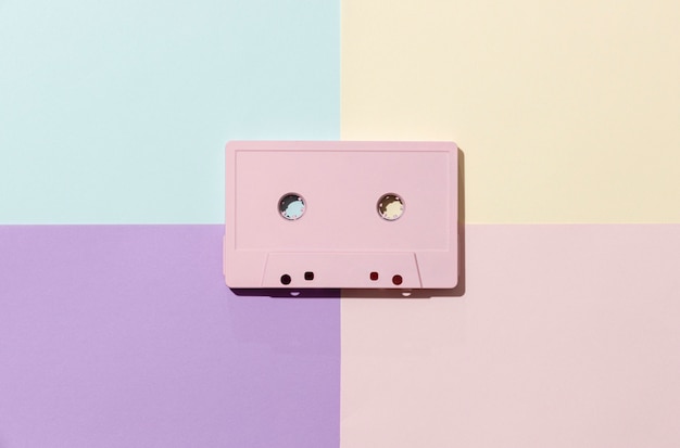 Vintage cassette-arrangement