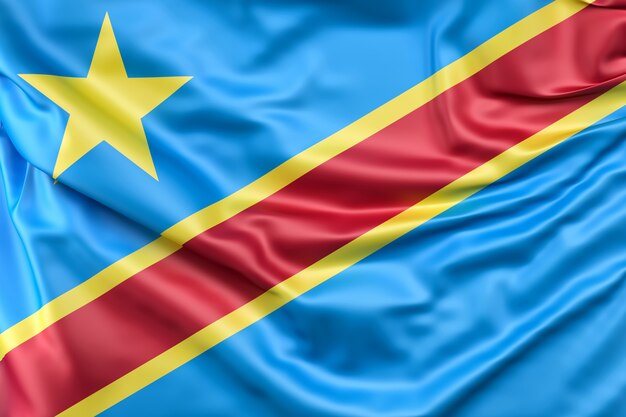 Vlag van de Democratische Republiek Congo