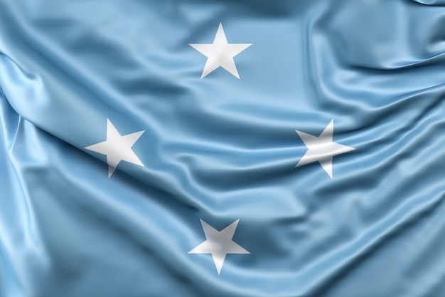 Gratis foto vlag van micronesië